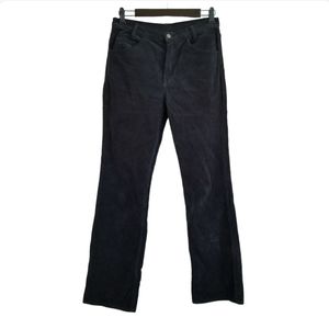 Brandy Melville Navy Slate Corduroy Straight Fit Pants Size Medium